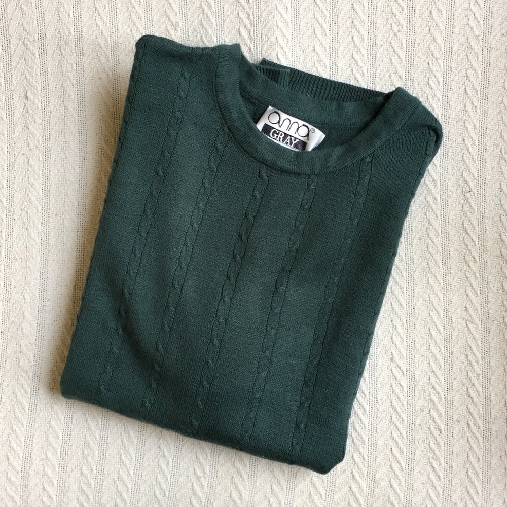 Anna Gray High Neck Short Sleeve Sweater Top